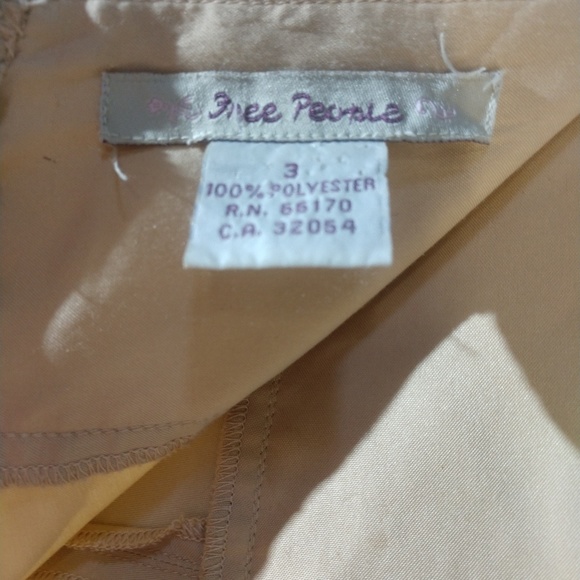 Free People skirt size 3 tan, blue, grey - Picture 4 of 7